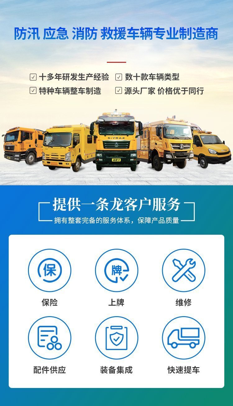 依維柯歐勝雙排500方救險(xiǎn)車（便攜）